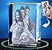 Picture It 3D - Crystal Photo, Personalized 3D Portrait Laser Engraved Picture Upload Your Own Photo Customized Gift (Prestige, Portrait)