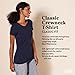 Amazon Essentials Women's Classic-Fit Short-Sleeve Crewneck T-Shirt, Pack of 2, Olive Camo/White Stripe, Large