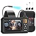 GOLDEGGS Borescope,4.3”Industrial Endoscope Camera with Light,1080P HD Inspection Camera,IP67 Waterproof Snake Camera with 9 LED Lights,Scope Camera for Home/Pipe/Automotive,with Carrying Case(16.4FT)