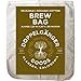 (XL 22in x 26in) Organic Cotton Brew In A Bag - Designed in CA - Reusable Home Brewing Strainer Bag with EasyOpen Drawstring to Boil and Strain Hops, Apple Cider, Commercial Cold Brew Coffee Filter