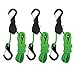 PROGRIP 056340 Better Than Bungee Rope Lock Tie Down with Snap Hooks: 6' Green Parcord (Pack of 3)