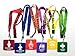 GIFTEXPRESS Hall Pass Lanyards and School Passes Set of 6