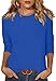 Generic My Orders Women's Casual Trendy Crewneck 3/4 Sleeve Tops Loose Fit Summer Basic Graphic Printed Top T Shirts Plain Tees Basic Tunic Blouses Lightning Deals of Today Today's Deals