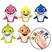 Nickelodeon Baby Shark 5 Pc Finger Puppet Set - Party Favors, Educational, Bath Toys, Story Time, Beach Toys, Playtime,5 Count (Pack of 1)