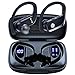 bmanl Wireless Earbuds Bluetooth Headphones 48hrs Play Back Sport Earphones with LED Display Over-Ear Buds with Earhooks Built-in Mic Headset for Workout Black