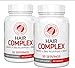 Silver Fern Hair Complex Hair Supplement for Promoting Healthy Hair - Each Bottle Contains 30 Days of Powder Supply - 2 Bottles
