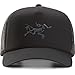 Arc'teryx Bird Curved Brim Trucker Hat | Curved-Brim Performance Trucker | Black, One Size