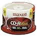 Maxell 625156 - CDR80MU50PK 80-Minute Music CD-Rs (50-ct Spindle) Red