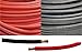 WINDYNATION 2/0 AWG 2/0 Gauge Red and Black Welding Lead & Car Battery Copper Cable Wire - Car, RV, Inverter, Solar, Battery