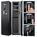 Barska Quick and Easy Dual Access Digital Biometric Fingerprint & Keypad Code Rifle Firearm and Long Gun Safe for Home - 11 Position