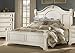 American Woodcrafters Heirloom Poster Bed, Antique White, King