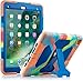ACEGUARDER iPad 5th/6th Generation Cases, iPad 2018 Case, iPad 9.7 Inch Case, Hybrid Shockproof Rugged Drop Protection Cover Built with Kickstand No Screen Protector Included(Ice/blue)