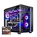 Skytech King 95 Gaming PC Desktop, Ryzen 7 7700X 4.5 GHz (5.4GHz Turbo Boost), NVIDIA RTX 4070 Ti Super 16GB GDDR6X, 1TB Gen4 SSD, 32GB DDR5 RAM 5600 RGB, 750W Gold PSU, ARGB AIO, Wi-Fi, Win 11 Home