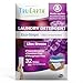 Tru Earth Compact Dry Laundry Detergent Sheets - Up to 64 Loads (32 Sheets) - Paraben-Free - Original Eco-Strip Liquidless Laundry Detergent, Travel Laundry Sheets - Lilac Breeze
