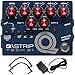 Tech 21 Q-Strip EQ and Preamp Pedal Bundle with 2 Patch Cables and 9V Power Supply