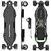 isinwheel V8 Electric Skateboard with Remote, 1200W Brushless Motor, 30 Mph Top Speed & 12 Miles Range, IP54 Waterproof, Electric Longboard for Adults ＆Teens with Green Ambient Light