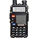 BAOFENG BF-F8HP (UV-5R 3rd Gen) 8-Watt Dual Band Two-Way Radio (136-174MHz VHF & 400-520MHz UHF) Includes Full Kit with Large Battery