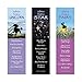 Your True Nature Advice from Nature 3 Bookmark Mystic Mama Set, Laminated with Glossy Finish, Printed on Recycled Paper - Unicorn, Star, Fairy (AMBM-MYSTMOM)