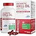 Bronson Antarctic Krill Oil 2000 mg with Omega-3s EPA, DHA, Astaxanthin and Phospholipids 120 Softgels (60 Servings)