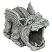 Design Toscano Roland the Gothic Gargoyle Gutter Guardian Rain Downspout Extension Outdoor Statue, 10 Inch Long, Handcast Polyresin, Grey Stone Finish