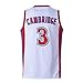 Mens Calvin Cambridge Shirts #3 LA Knights Basketball Jersey (White, Small)