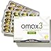 Omax3 Natural Omega 3 Fish Oil Pills 1500 MG EPA DHA - Omega3 Fatty Acid Muscle & Joint Support Supplements - Gluten Free, Wild Caught, Non GMO, 30-Day Supply Blister Packed (1 Box)