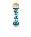 Hape Beaded Raindrops | Mini Wooden Musical Shake & Rattle Rainmaker Toy, Blue, Model Number: E0328B ,L: 2, W: 2, H: 7.9 inch