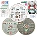 ETSPIL 3 Sets Embroidery kit for Beginners Adults，Learn 33 Different Stitches DIY Kits ，Includes Stamped Flower Pattern, Hoop, Color Threads,Tools,Easy to Follow Instruction & Video