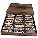 Chocolate Biscotti Gift Basket, 24 Gourmet Chocolate Cookies Gift Box, Prime Gifts for Food Delivery Ideas for Women Men Grandma Teachers