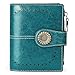 SENDEFN Small Womens Wallet Leather Bifold Card Holder RFID Blocking with Zipper Coin Pocket