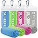 Sukeen [4 Pack Cooling Towel (40'x12'), Ice Towel, Soft Breathable Chilly Towel, Microfiber Towel for Yoga, Sport, Running, Gym, Workout,Camping, Fitness, Workout & More Activities